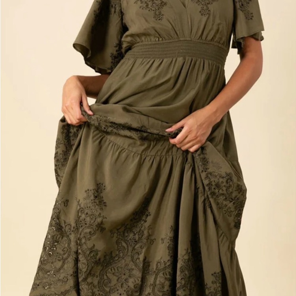 Hale Bob - Mariah Embroidered Maxi Dress